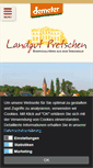 Mobile Screenshot of landgut-pretschen.de
